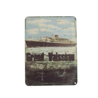 Magnet déco en métal Grand Vaisseau 6x8
